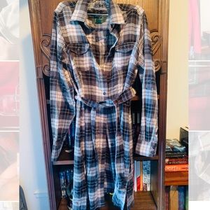 Woolrich plaid midi dress